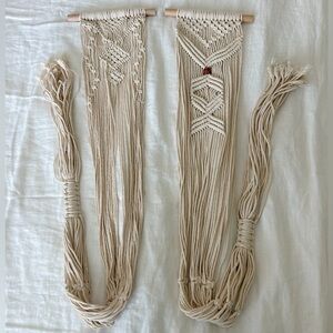 Cream handmade Macramé wall plant hanger

Not urban 
Used lightly
